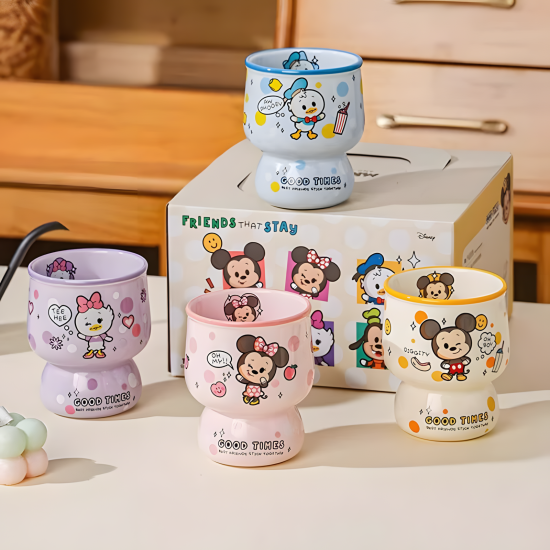 Porcelain Mug 320ml Set 4 Pcs
